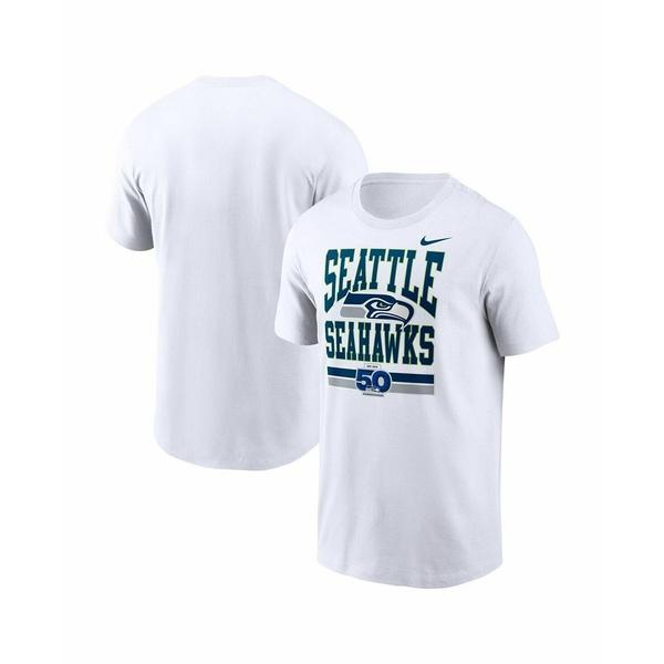 ナイキ シャツ トップス メンズ Men&apos;s White Seattle Seahawks 50th...