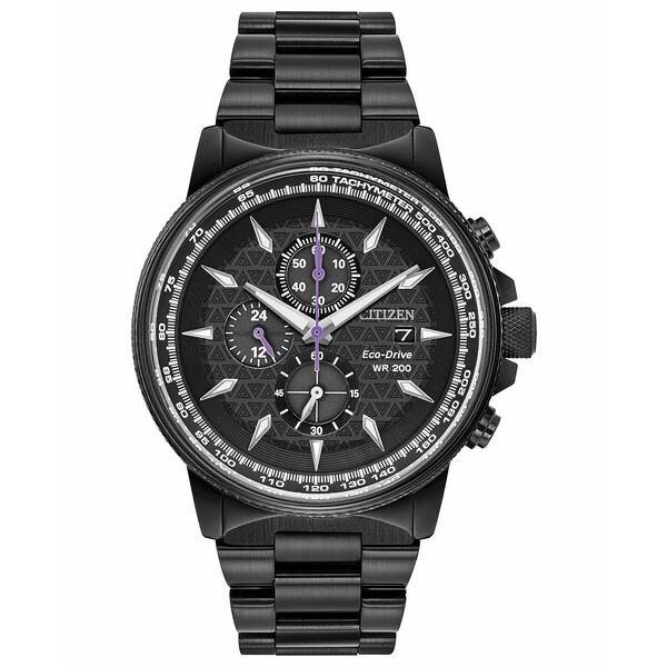 シチズン 腕時計 アクセサリー メンズ Black Panther Chronograph Blac...