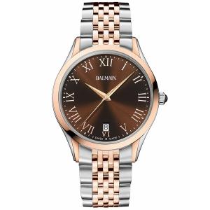 バルマン 腕時計 アクセサリー レディース Men's Swiss Classic R Two-Tone Stainless Steel Bracelet Watch 41mm Silver/pink｜asty-shop2
