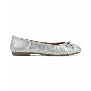 ホワイトマウンテン サンダル シューズ レディース Women's Sakari Ballet Flats Silver Metallic｜asty-shop2