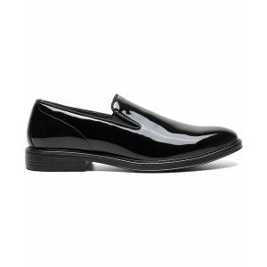 ノンブッシュ スリッポン・ローファー シューズ メンズ Men's Centro Formal Flex Plain Toe Slip On Dress Shoes Black Patent｜asty-shop2