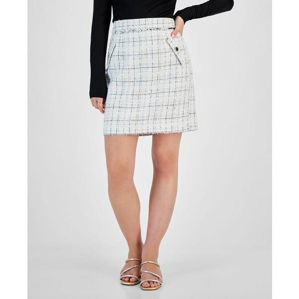 ゲス スカート ボトムス レディース Women&apos;s Sofia Tweed Mini Skirt ...