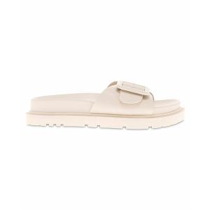 ミア サンダル シューズ レディース Women's Gya Slip-On Flat Sandals Ivory｜asty-shop2