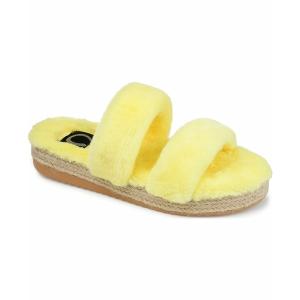 ジャーニーコレクション サンダル シューズ レディース Women's Relaxx Espadrille Slippers Yellow｜asty-shop2