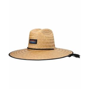 オニール 帽子 アクセサリー レディース Men's Natural Sonoma Prints Logo Straw Lifeguard Hat Natural｜asty-shop2