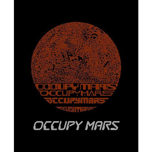 エルエーポップアート Tシャツ トップス メンズ Men&apos;s Occupy Mars Word Ar...