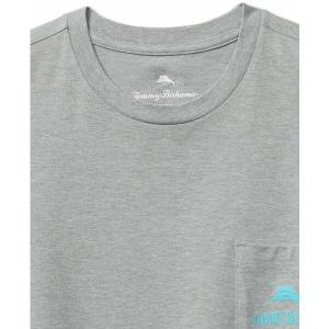トッミーバハマ Tシャツ トップス メンズ Men's No Contact Delivery Graphic Pocket T-Shirt Grey Heather｜asty-shop2