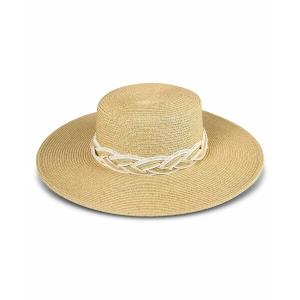 ラッキーブランド 帽子 アクセサリー レディース Women's Straw Boater Hat Natural｜asty-shop2