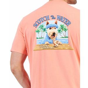 トッミーバハマ Tシャツ トップス メンズ Men's Scotch On The Water Graphic T-Shirt Shellrossa｜asty-shop2