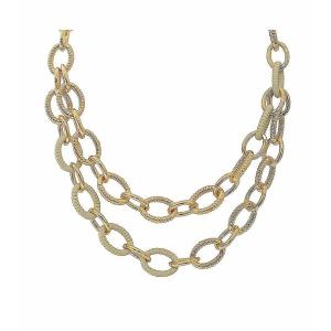 ランドリーバイシェリーシーガル ネックレス・チョーカー・ペンダントトップ アクセサリー レディース Textured Link Chain Collar Necklace Gold｜asty-shop2