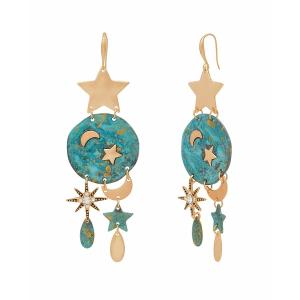 ロバート・リー・モーリス・ソーホー ピアス＆イヤリング アクセサリー レディース Women's Celestial Patina Chandelier Earrings Green Patina｜asty-shop2