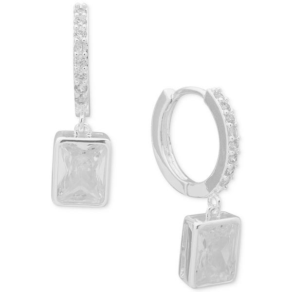 アンクライン ピアス・イヤリング アクセサリー メンズ Silver-Tone Rectangle ...