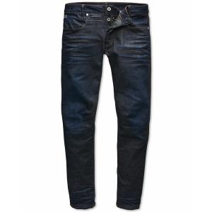 ジースター デニムパンツ ボトムス メンズ Men's D-Staq 5 Pocket Regular Rise Slim Jeans Dark Aged｜asty-shop2