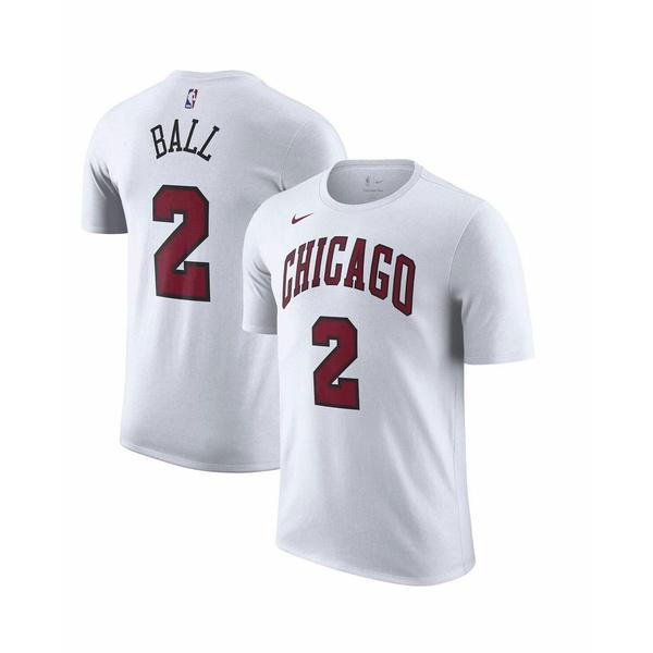 ナイキ Tシャツ トップス レディース Men&apos;s Lonzo Ball White Chicago...