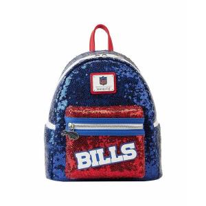 ラウンジフライ バックパック・リュックサック バッグ レディース Men's and Women's Buffalo Bills Sequin Mini Backpack Blue｜asty-shop2