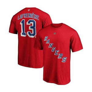 ファナティクス Tシャツ トップス メンズ Men's Alexis Lafreniv&reg;re Red New York Rangers Authentic Stack Name and Number T-shirt Red｜asty-shop2