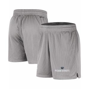 ナイキ カジュアルパンツ ボトムス レディース Men's Gray Penn State Nittany Lions Mesh Performance Shorts Gray｜asty-shop2