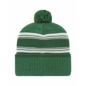 ４７ブランド 帽子 アクセサリー レディース Men's Green New York Jets Fadeout Cuffed Knit Hat with Pom Green｜asty-shop2