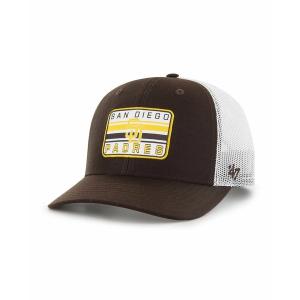 ４７ブランド 帽子 アクセサリー レディース Men's Brown San Diego Padres Drifter Trucker Adjustable Hat Brown｜asty-shop2