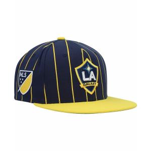 ミッチェル&ネス 帽子 アクセサリー レディース Men's Navy LA Galaxy Team Pin Snapback Hat Navy｜asty-shop2