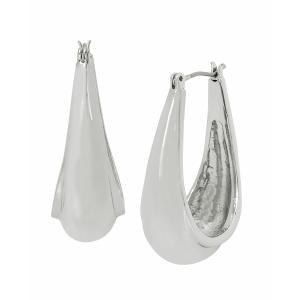 ロバート・リー・モーリス・ソーホー ピアス＆イヤリング アクセサリー レディース Oval Tube Hoop Earrings Silver｜asty-shop2