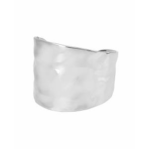 ロバート・リー・モーリス・ソーホー ブレスレット・バングル・アンクレット アクセサリー レディース Hammered Cuff Bracelet Silver-Tone｜asty-shop2