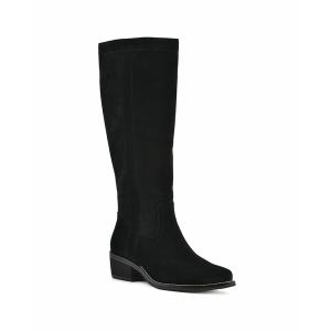 ホワイトマウンテン ブーツ シューズ レディース Women's Altitude Regular Calf Knee High Boots Black Suede｜asty-shop2