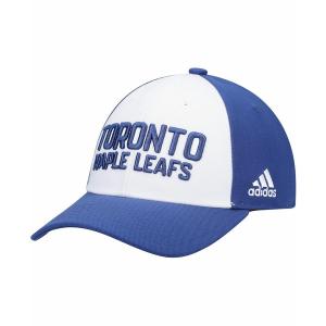 アディダス 帽子 アクセサリー レディース Men's White Toronto Maple Leafs Locker Room Adjustable Hat White｜asty-shop2