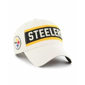 ４７ブランド 帽子 アクセサリー レディース Men's '47 Cream Pittsburgh Steelers Crossroad MVP Adjustable Hat Cream｜asty-shop2