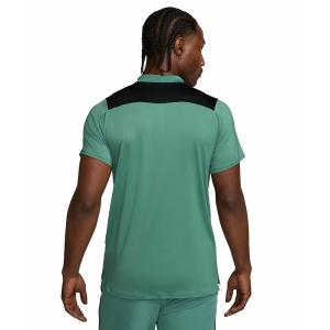 ナイキ シャツ トップス メンズ Men's Advantage Dri-FIT Colorblocked Tennis Polo Shirt Bicoastal/black/white