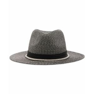 スティーブ マデン 帽子 アクセサリー レディース Women's Embellished Panama Hat Black｜asty-shop2