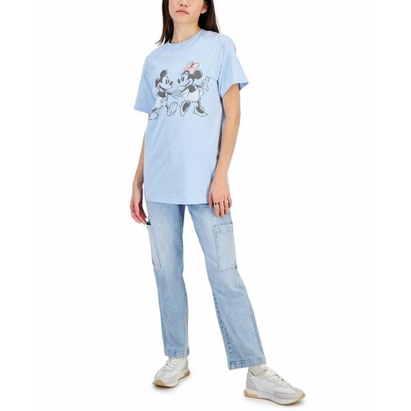 ディズニー Tシャツ トップス メンズ Juniors&apos; Mickey Mouse and Minn...