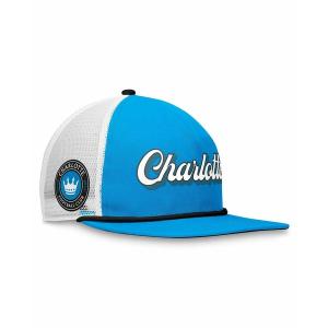 ファナティクス 帽子 アクセサリー レディース Men's Blue, White Charlotte FC True Classic Golf Snapback Hat Blue, White｜asty-shop2