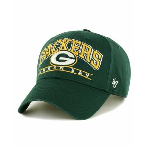４７ブランド 帽子 アクセサリー レディース Men's Green Green Bay Packers Fletcher MVP Adjustable Hat Green｜asty-shop2