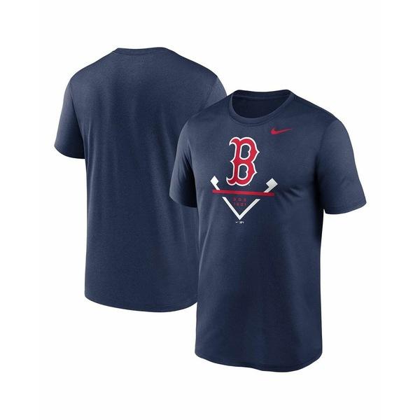 ナイキ Tシャツ トップス レディース Men&apos;s Navy Boston Red Sox Icon...