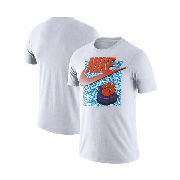 ナイキ Tシャツ レディース Men&apos;s White Clemson Tigers Swoosh S...