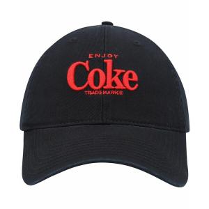 アメリカンニードル 帽子 アクセサリー レディース Men's Black Coca-Cola Ballpark Adjustable Hat Black｜asty-shop2