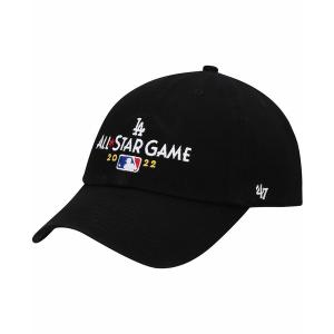 ４７ブランド 帽子 アクセサリー レディース Men's Black Los Angeles Dodgers 2022 MLB All-Star Game Clean Up Adjustable Hat Black｜asty-shop2