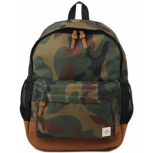 サンアンドプラスストーン バックパック・リュックサック バッグ メンズ Men's Camo Backpack, Created for Macy's Green/Brown｜asty-shop2