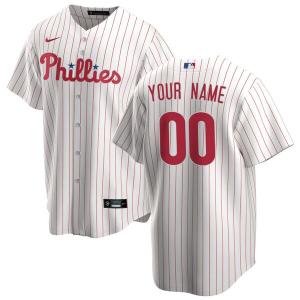 ナイキ ユニフォーム メンズ Philadelphia Phillies Nike Home Replica Custom Jersey White｜asty-shop2