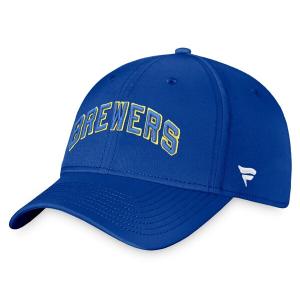 ファナティクス 帽子 メンズ Milwaukee Brewers Fanatics Cooperstown Core Flex Hat Royal｜asty-shop2