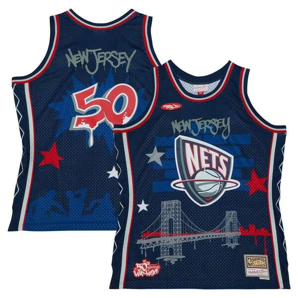 ミッチェル&amp;ネス ユニフォーム トップス メンズ New Jersey Nets Mitchell ...