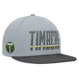 ファナティクス 帽子 メンズ Portland Timbers Fanatics Smoke Snapback Hat Gray｜asty-shop2