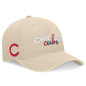 ファナティクス 帽子 レディース Chicago Cubs Fanatics Women's Double Adjustable Hat Khaki｜asty-shop2