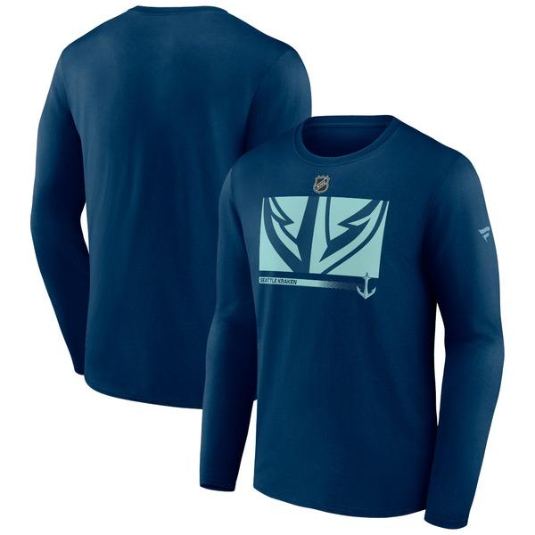 ファナティクス Tシャツ メンズ Seattle Kraken Fanatics Branded A...