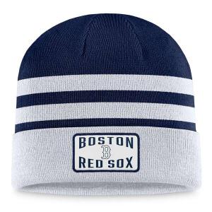 ファナティクス 帽子 メンズ Boston Red Sox Fanatics Cuffed Knit Hat Gray｜asty-shop2