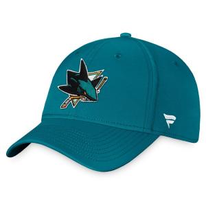 ファナティクス 帽子 メンズ San Jose Sharks Fanatics Core Primary Logo Flex Hat Teal｜asty-shop2