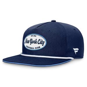 ファナティクス 帽子 メンズ New York City FC Fanatics Iron Golf Snapback Hat Navy｜asty-shop2