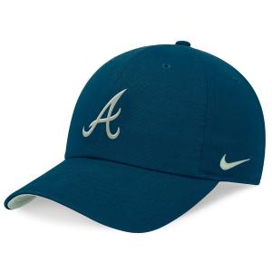 ナイキ 帽子 メンズ Atlanta Braves Nike Valerian Club Adjustable Hat Teal｜asty-shop2