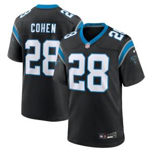 ナイキ ユニフォーム メンズ Tarik Cohen Carolina Panthers Nike  Game Jersey Black